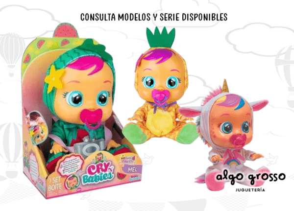 CRY BABIES MUÑECA QUE LLORA art.99275//99180