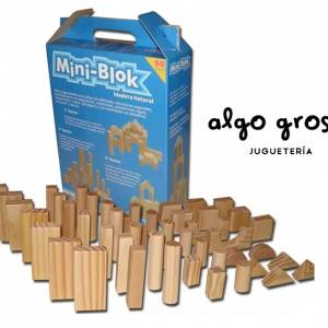 CAJA DE MINI BLOCK DE MADERA art.1604