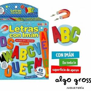 LETRAS DE GOMA EVA CON IMAN art.328