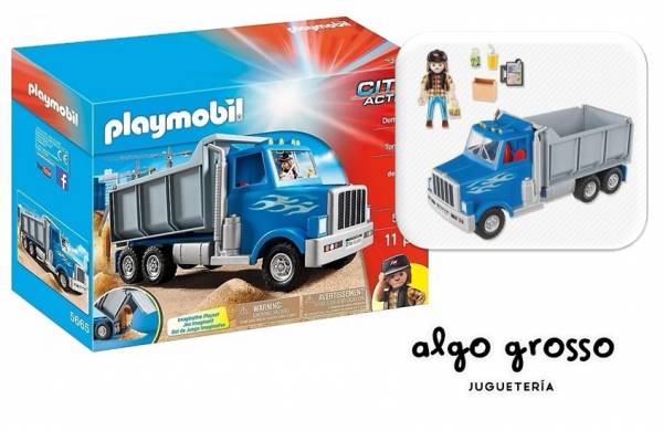 PLAYMOBIL CITY ACTION CAMION VOLCADOR art.5665