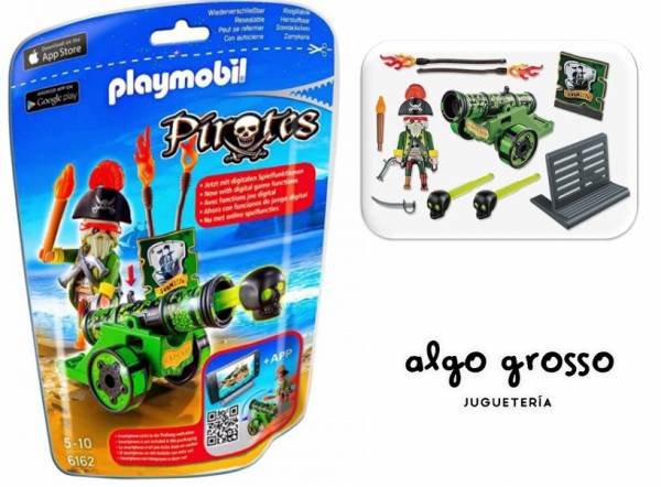 PBL PIRATA CAÑON INTERACTIVO VERDE DOYPACK art.6162