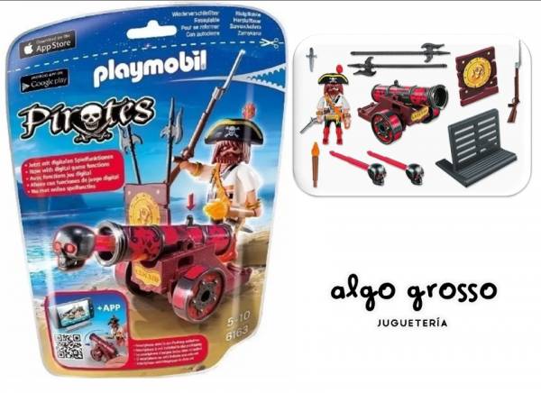 PBL PIRATA CAÑON INTERACTIVO ROJO DOYPACK art.6163
