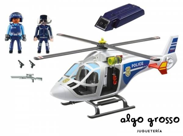 PLAYMOBIL CITY ACTION HELICÓPTERO POLICÍA CON LUZ art.6921 - Imagen 2