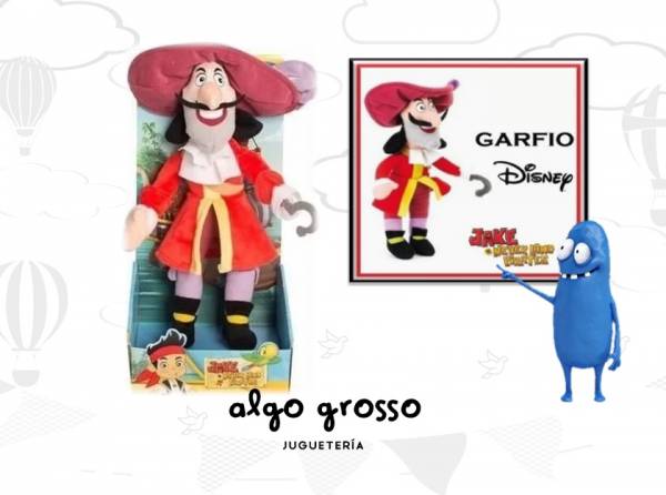 PELUCHE JAKE EL PIRATA CAPITÁN GARFIO art.26647