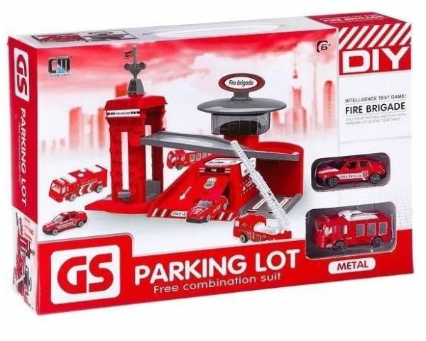 PARKING LOT SET BOMBEROS art.CM559-12D - Imagen 2