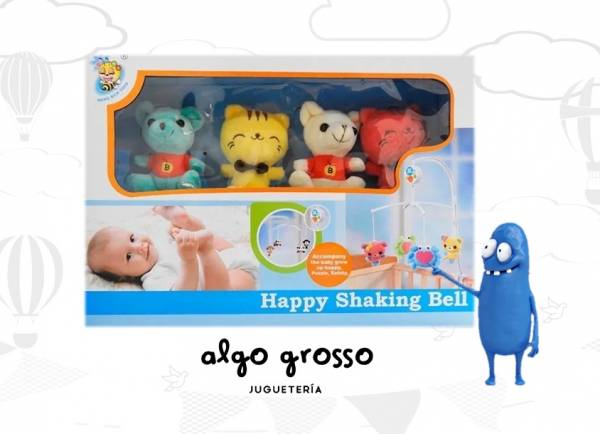 MOVIL MUSICAL HAPPY SHAKING BELL art.153458
