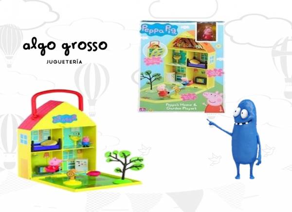 PEPPA PIG CASA FORMA VALIJA CON FIGURA art.6156