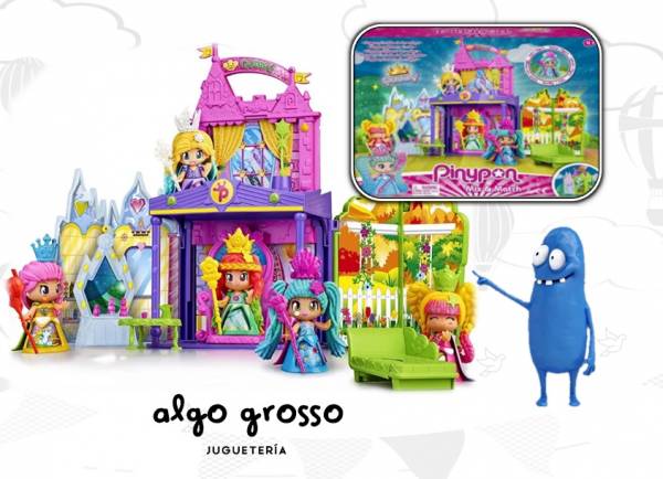 PINYPON CASTILLO DE LA REINA CON FIGURA art.6499