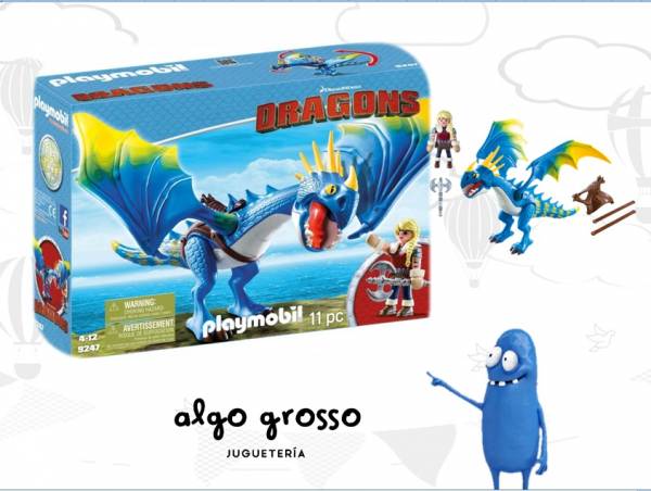 PLAYMOBIL DRAGONS ASTRID Y TORMENTA art.9247
