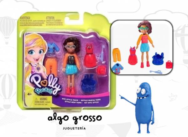 POLLY POCKET MUÑECA FASHION PACK DE MODAS SURTIDOS art.GDM01 - Imagen 2