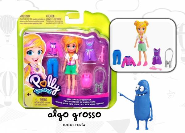 POLLY POCKET MUÑECA FASHION PACK DE MODAS SURTIDOS art.GDM01