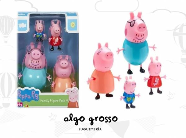 PEPPA PIG FAMILIA 4 FIGURAS art.6666