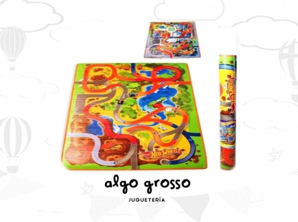 ALFOMBRA HOT WHEELS MATT PISTA REVERSIBLE art.HW0010
