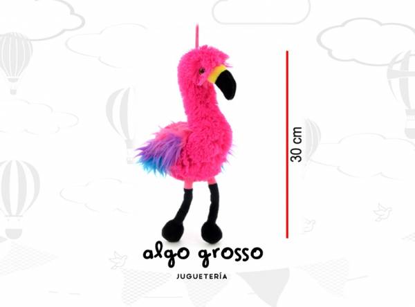 FLAMENCO PELUCHE FUCSIA 30CM art.4140