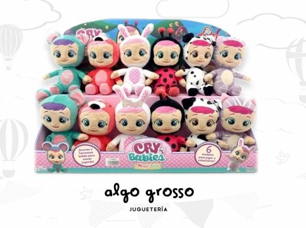 CRY BABIES MUÑECAS PELUCHE 15CM art.CB001/2/3/4/5/6