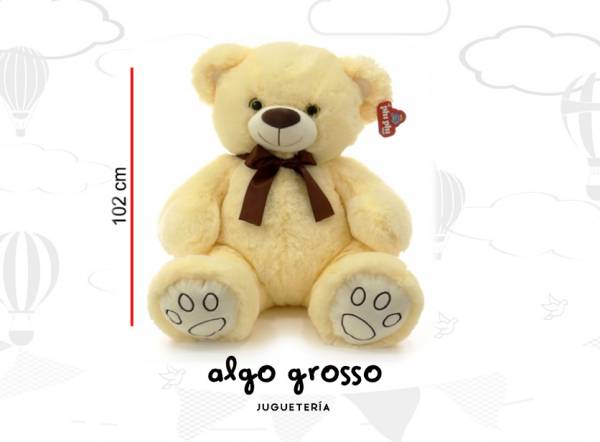 PELUCHE OSO CON MOÑO 102CM art.5392
