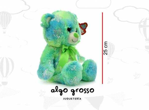OSO CON MOÑO Y BRILLOS PELUCHE  art.4178