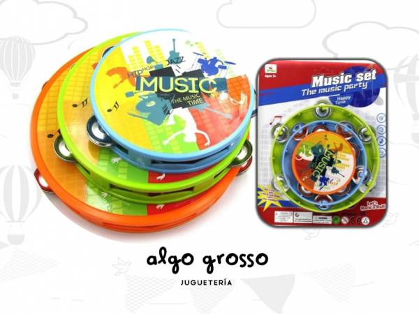 SET PANDERETA X3 MUSIC art.FD768024A