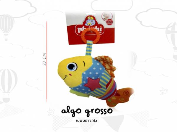 SONAJERO PEZ PELUCHE art.8563