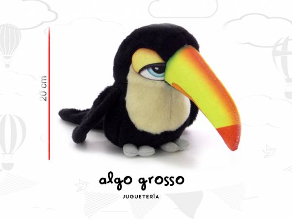 TUCAN 20CM PELUCHE art.8082