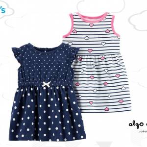 PACK TALLE 12M - 2 VESTIDOS JERSEY art.17047810