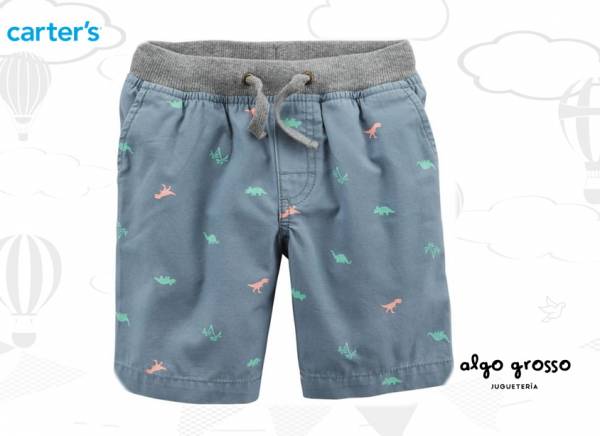 SHORT TALLE 18M - ESTAMPA DINO CINTURA REGULABLE art.224G640
