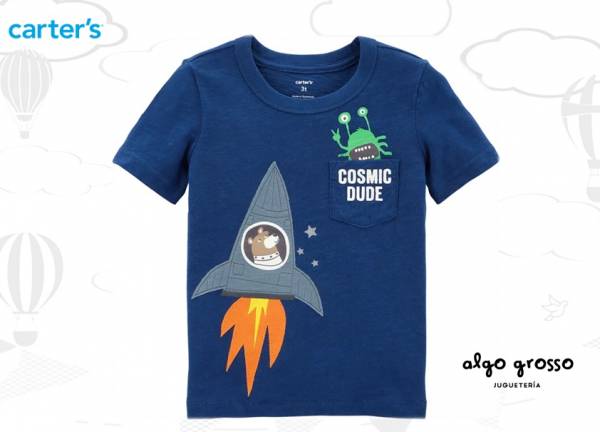 REMERA AL ESPACIO TALLE 2 AÑOS art.225H596