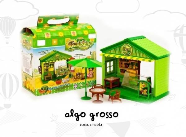 VERDULERIA FRUIT SHOP CON LUZ Y SONIDO LYON TOYS art.2355-2