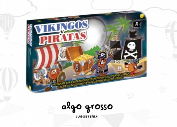 VIKINGOS Y PIRATAS JUEGO DE MESA art.615