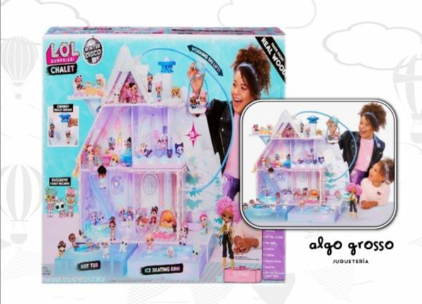L.O.L. SURPRISE CHALET WINTER DISCO CON ACCESORIOS art.562207