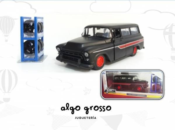 1957 CHEVY SUBURBAN 1:24 GRANDE JUST TRUCKS art.54027