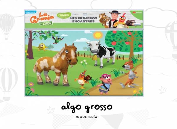 LA GRANJA DE ZENON MIS PRIMEROS ENCASTRES GOMA EVA art.LCG00636