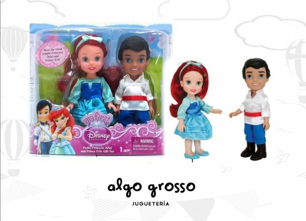 MUÑECOS PRINCIPE Y PRINCESA PEQUEÑOS art.75687