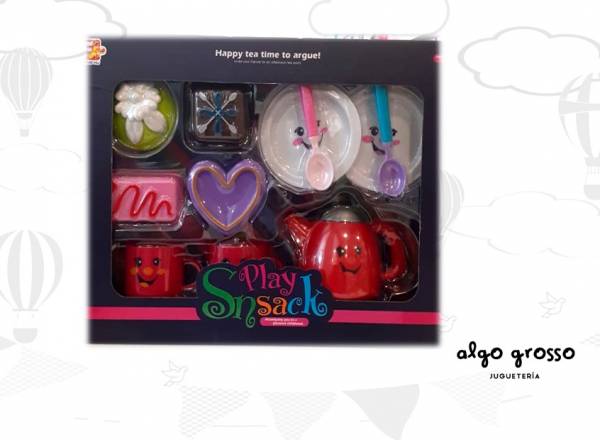 SET DE TÉ PLAY SNACK SMILE art.23301