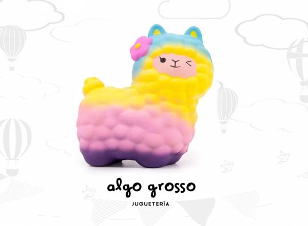SQUISHY APLACA MULTICOLOR 17CM art.49390//3203