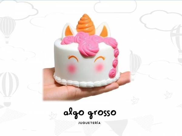 SQUISHY TORTA UNICORNIO 10CM CON AROMA art.49360
