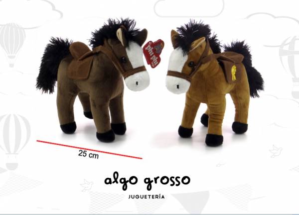 CABALLO PARADO PELUCHE 25CM art.3999