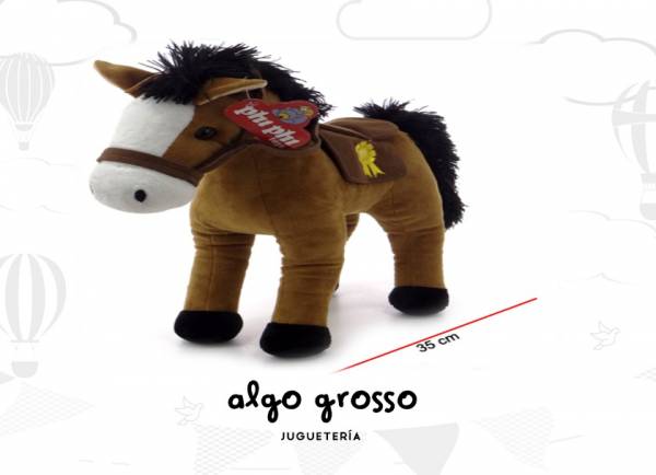 CABALLO PARADO PELUCHE 35CM art.4100