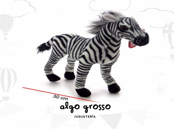 CEBRA PARADA 30CM PELUCHE art.4101