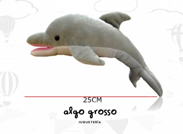 DELFÍN BOCA ABIERTA PELUCHE 25CM art.3708