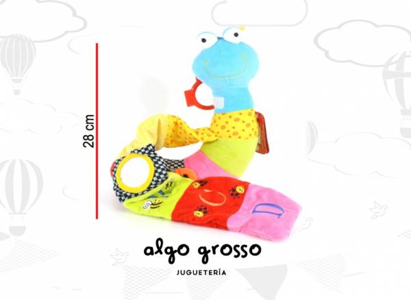 GUSANO CON ACCESORIO PELUCHE art.2555