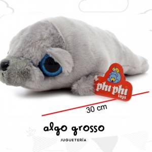 LOBO MARINO OJOS GRANDES PELUCHES 30CM art.2494