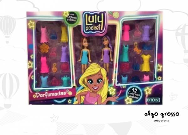 LULY POCKET 2 MUÑECAS PERFUMADAS DE 8CM Y ACCESORIOS art.2300