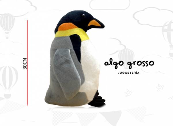 PINGÜINO PARADO PELUCHE 30CM art.3715