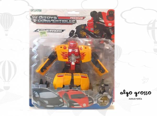 AUTO WARRIORS CONVERTIBLES DITOYS SURTIDOS art.1676