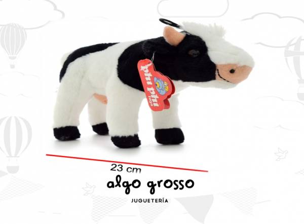 VACA PARADA 23CM PELUCHE art.4133