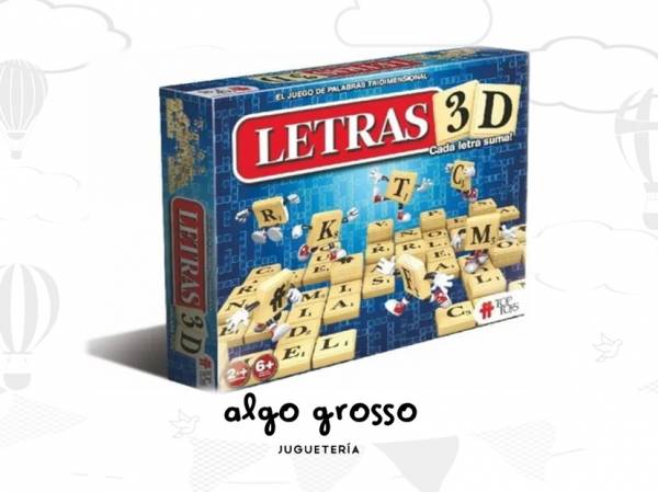 LETRAS 3D JUEGO DE MESA art.1106