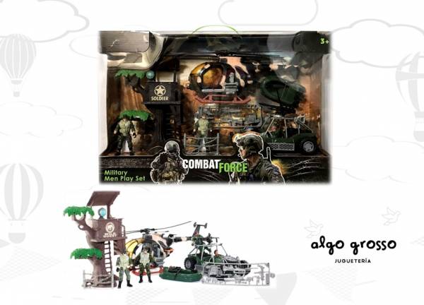 PLAYSET MILITAR DE COMBAT FORCE GRANDE art.99340