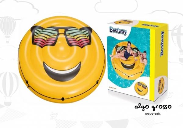 EMOJI COLCHONETA INFLABLE BESTWAY art.43139