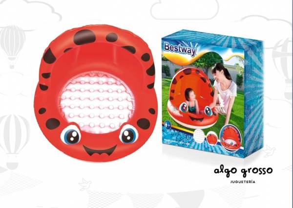 PILETA CON TECHO ANIMALES BESTWAY art.52189